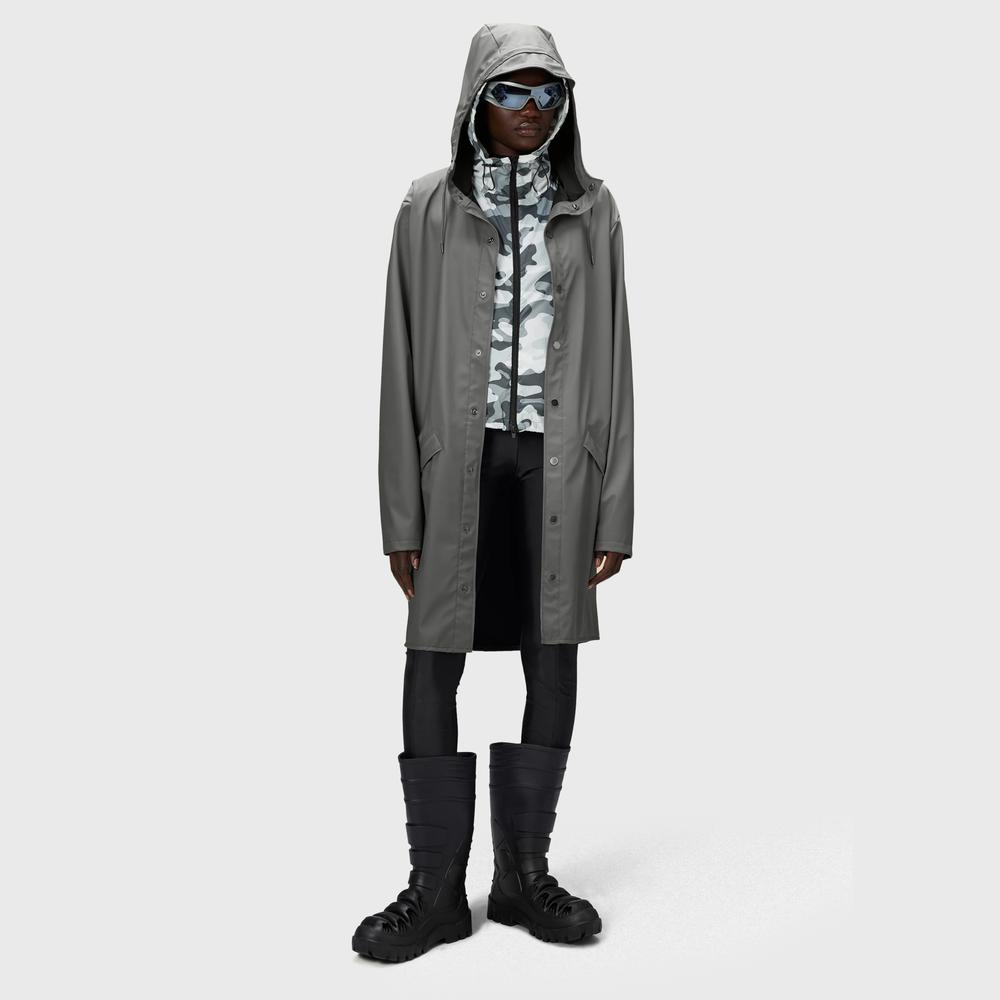 Bunda Rains Long Jacket 12020-13 - šedý