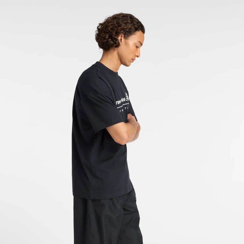 Pánske tričko New Balance MT53525BK - čierne