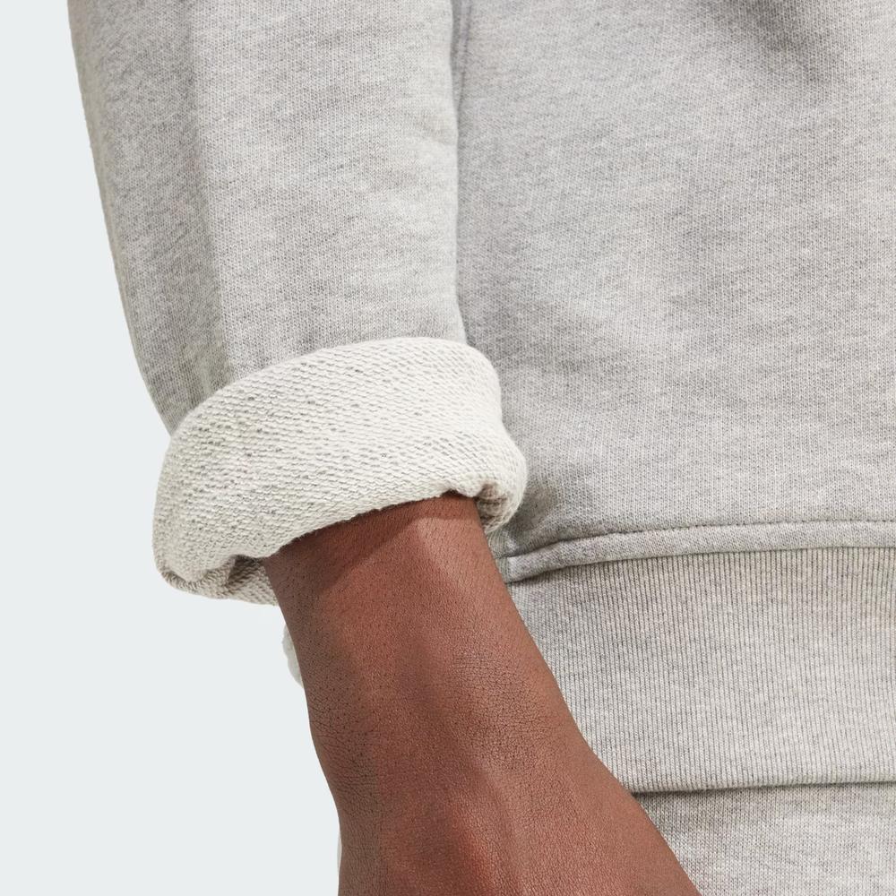 Blúza adidas Trefoil Essentials Crewneck IX7677 - šedý