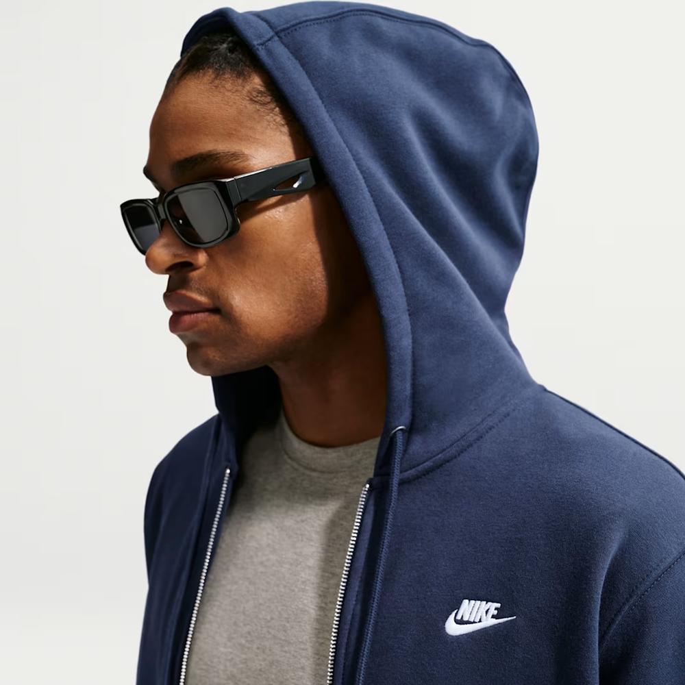 Pánske blúza Nike Club FN3861-451 - tmavomodré
