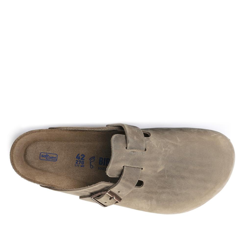 Klapky unisex Birkenstock Boston 1018147 - hnedé