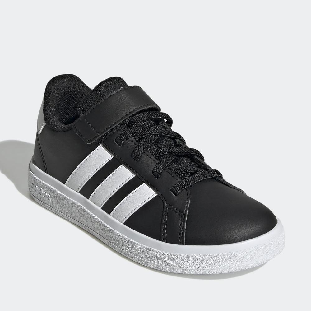 Topánky adidas Grand Court Elastic Lace And Top Strap GW6513 - čierne
