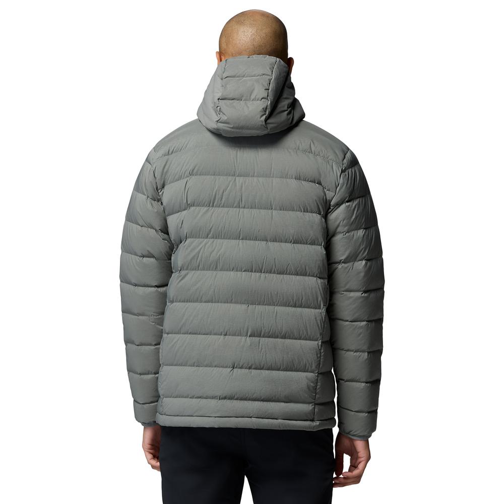 Mužský bunda Columbia Peak Down Hooded 2133972342 - šedý