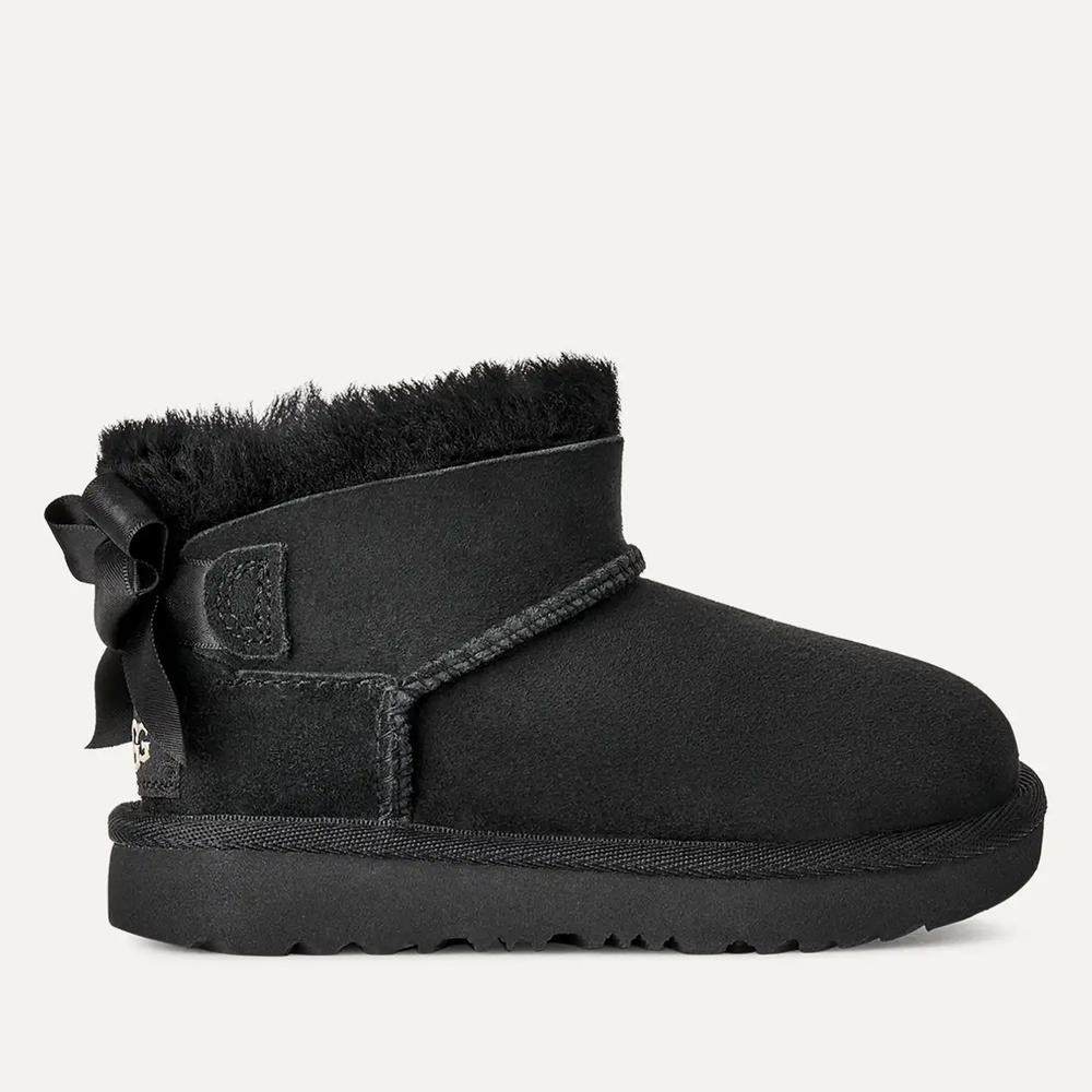 Detské topánky Ugg Toddlers Ultra Mini Bailey Bow Boot 1185920T-BLK - čierne
