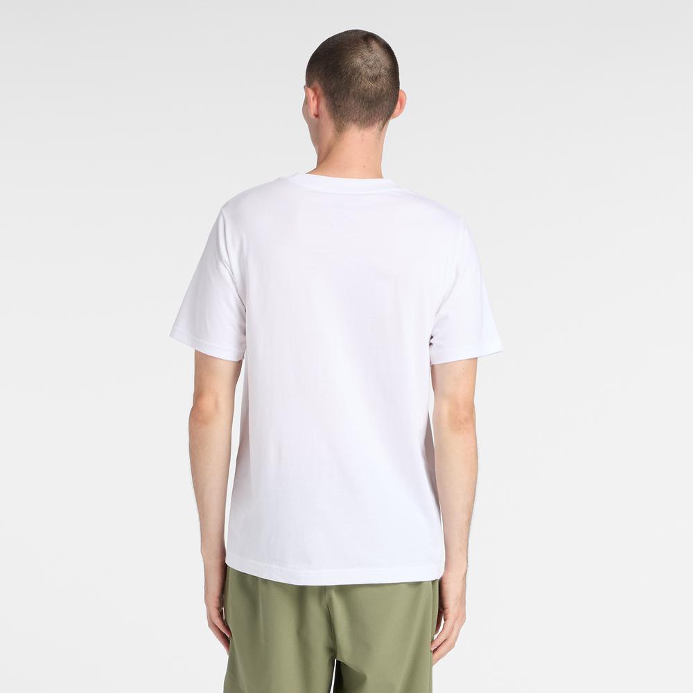 Pánske tričko New Balance MT61H0Z3WT - biele