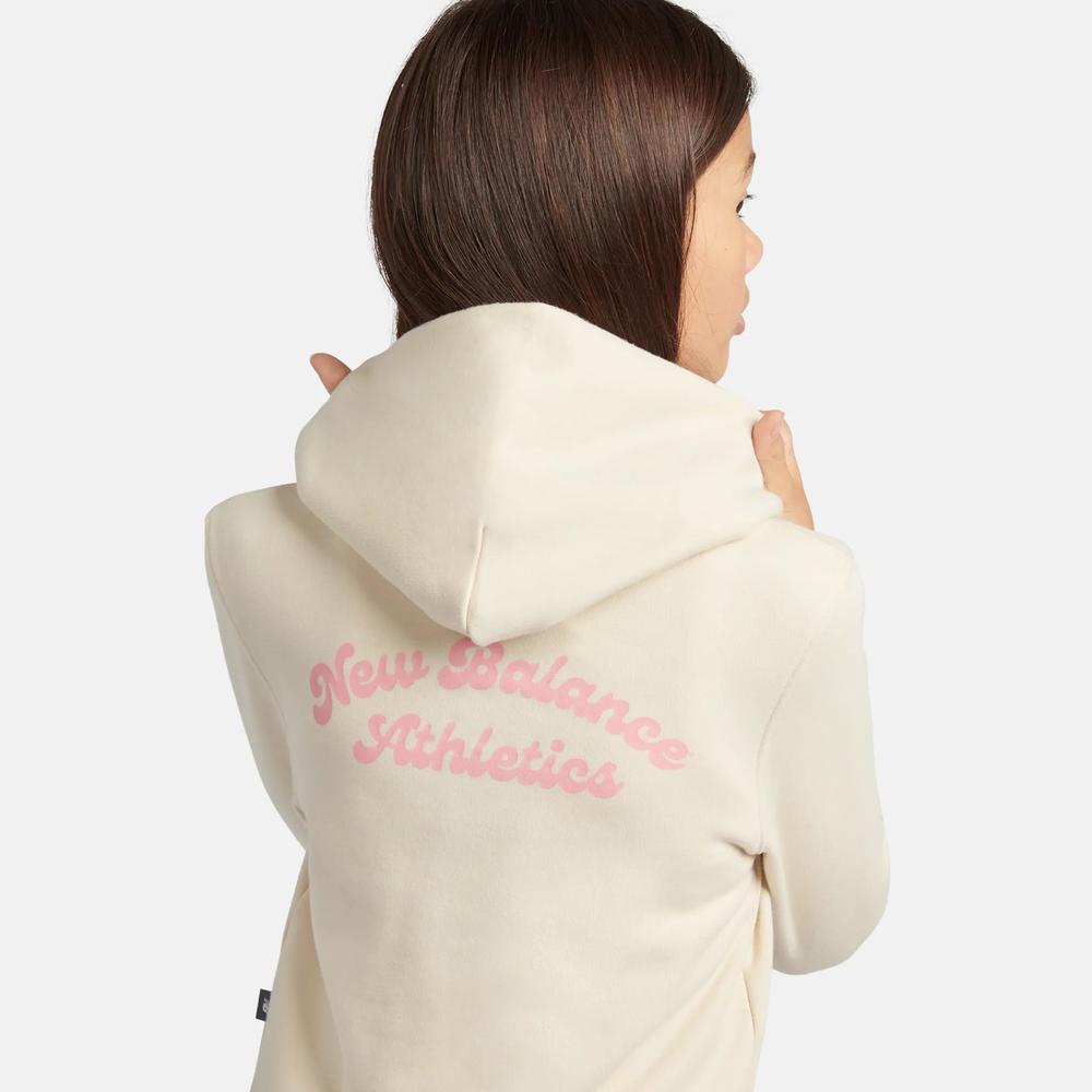 Dětské mikina New Balance YT61P93CLIN - béžové