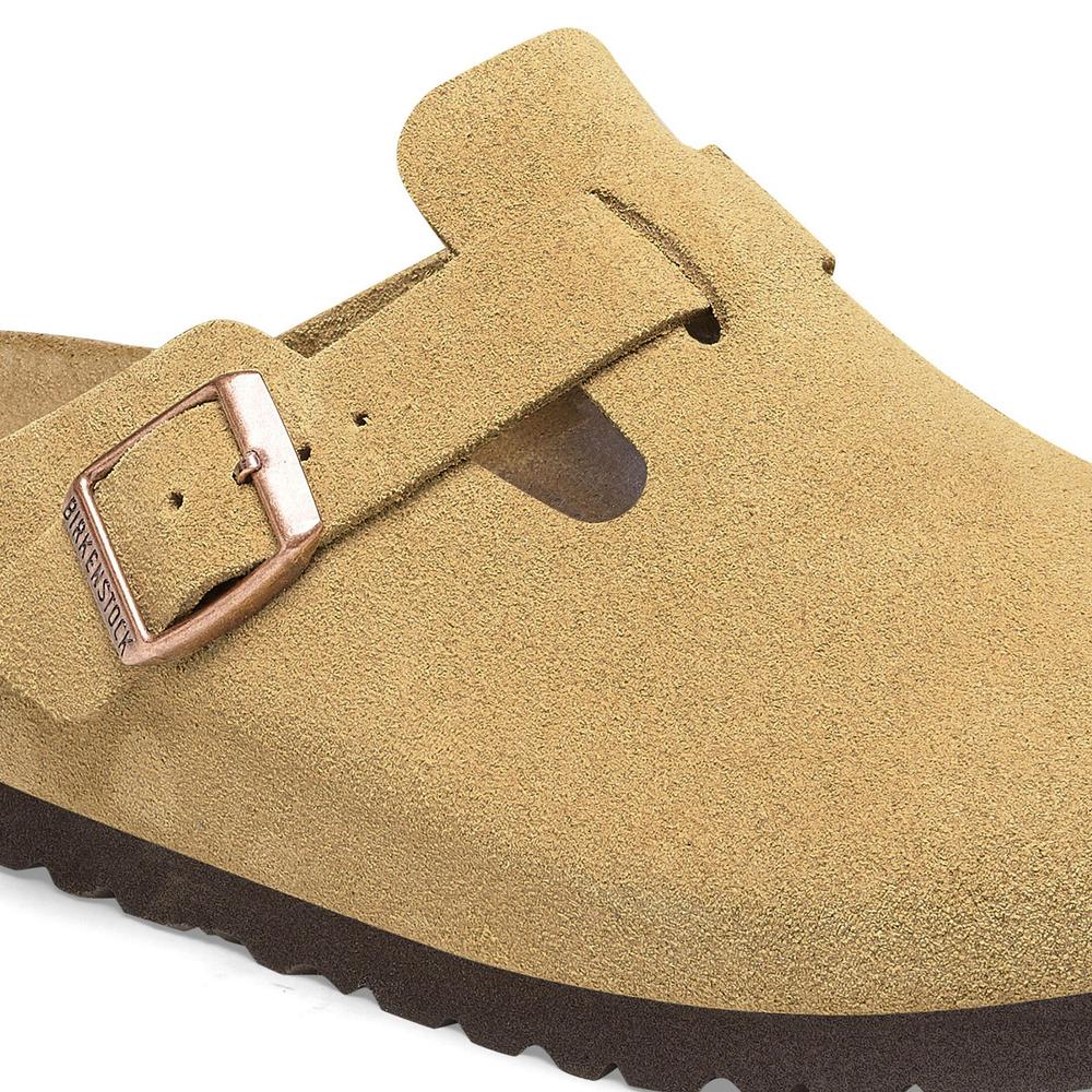 Klapky unisex Birkenstock Boston 1026181 - béžové