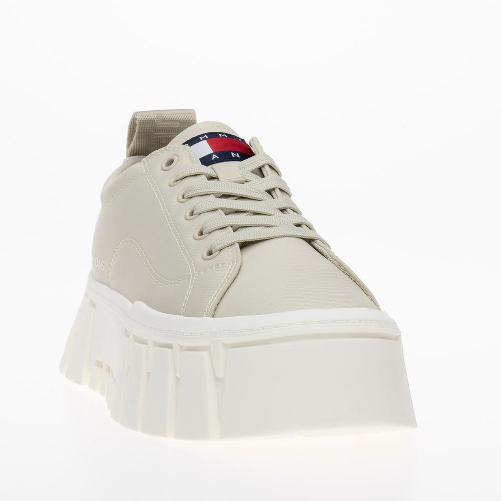 Topánky Tommy Jeans Recycled Cleat Chunky EN0EN02240-AEV - béžové