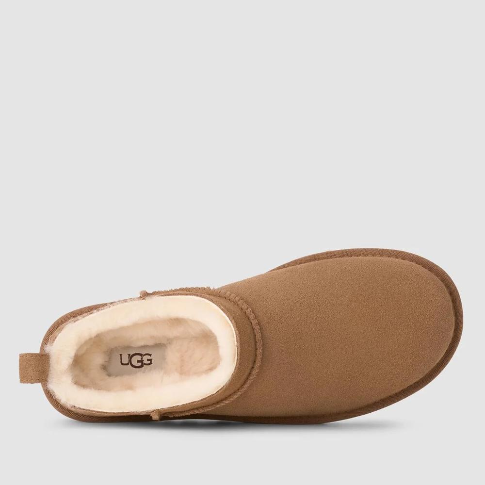 Topánky dámske Ugg Classic Micro Boot 1173891-CHE - hnedé