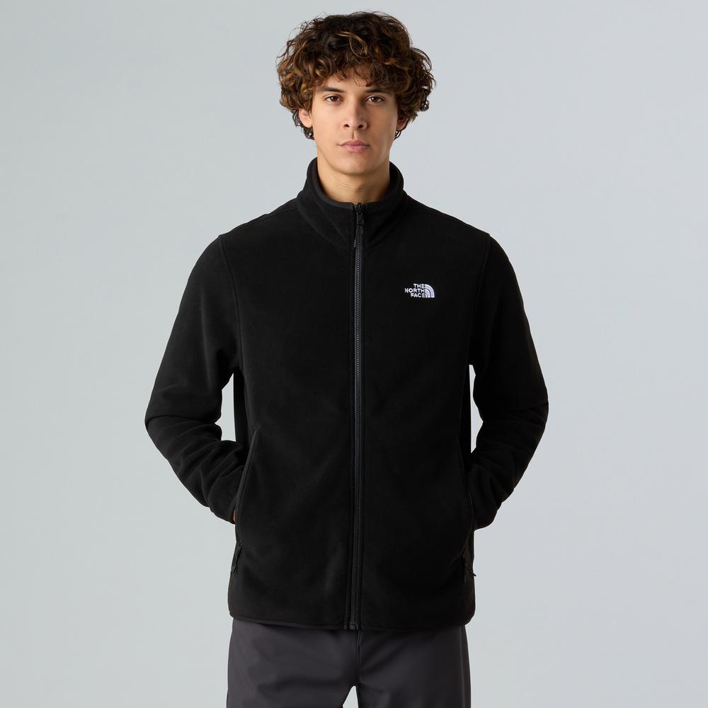 Mužský blúza The North Face Glacier Full-Zip Fleece 0A8D0RJK31 - čierne