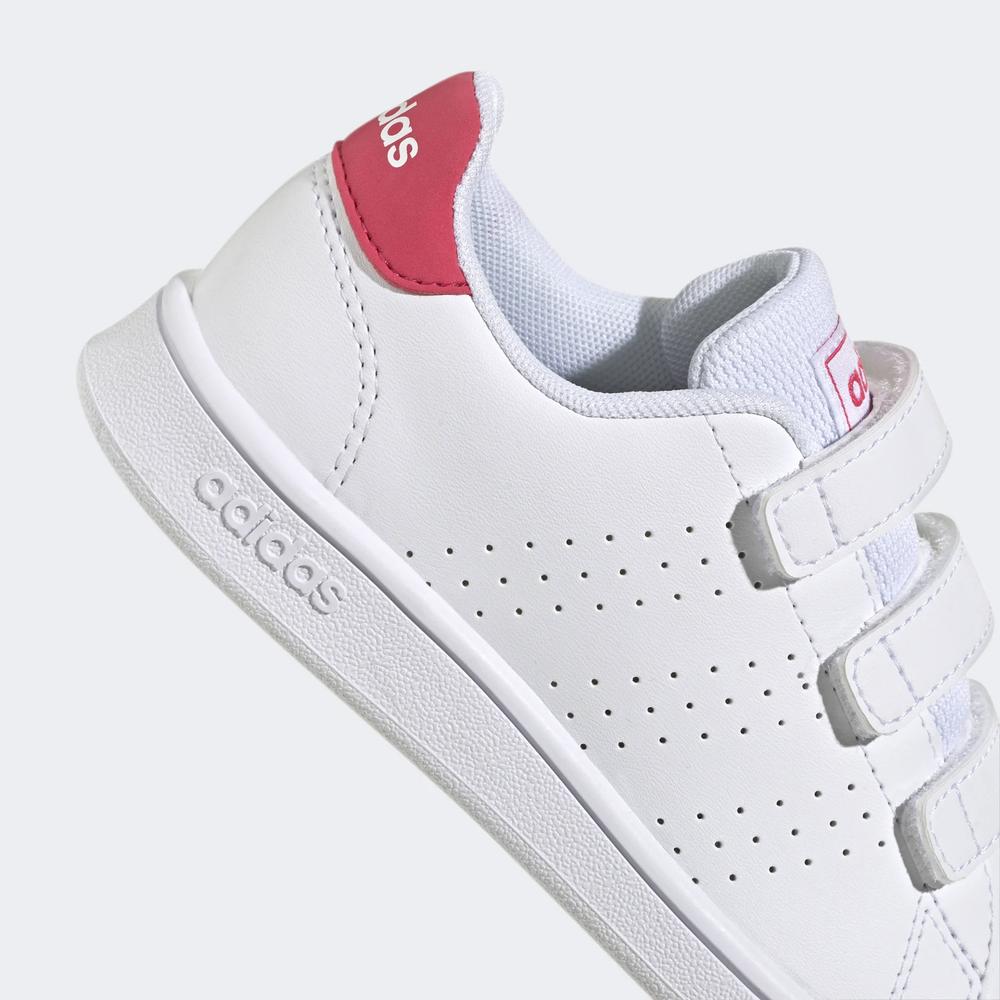 Topánky adidas Advantage Court Lifestyle Hook-and-Loop GW6495 - biele