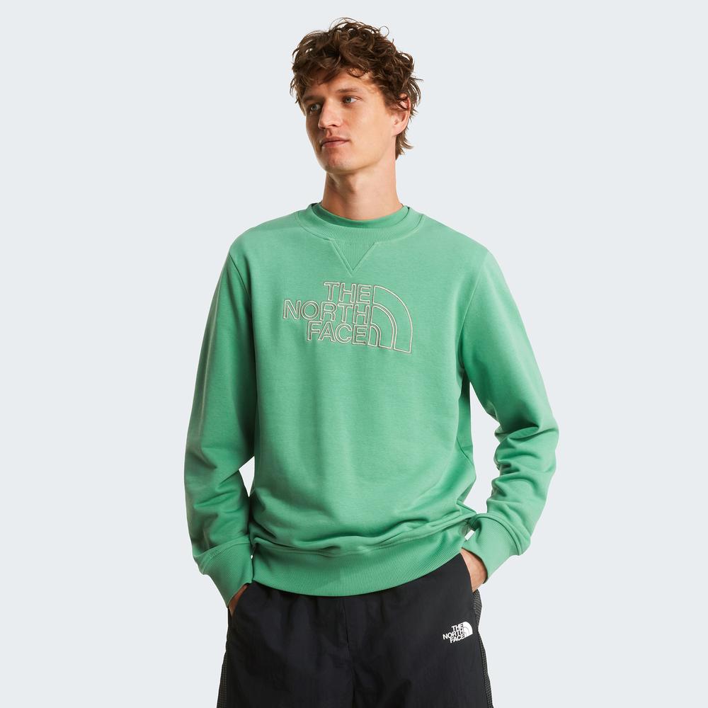 Mužský blúza The North Face Drew Peak Light 0A8C1CMUA1 - zelené