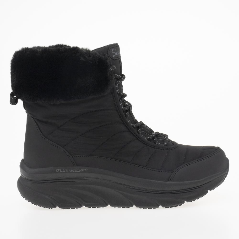 Topánky Skechers D'Lux Walker Winter Solstice 167388BBK - čierne
