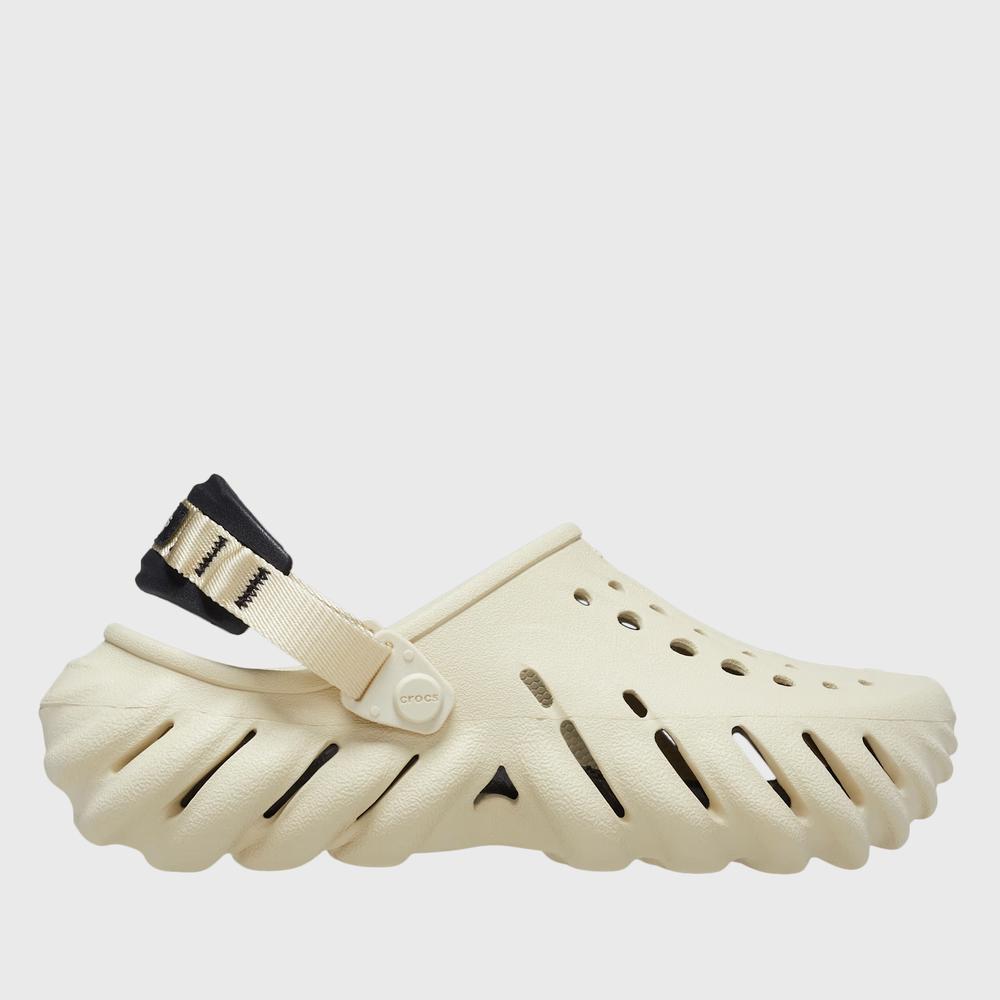 Klapky Crocs X-Echo Clog 207937-2YJ - béžové