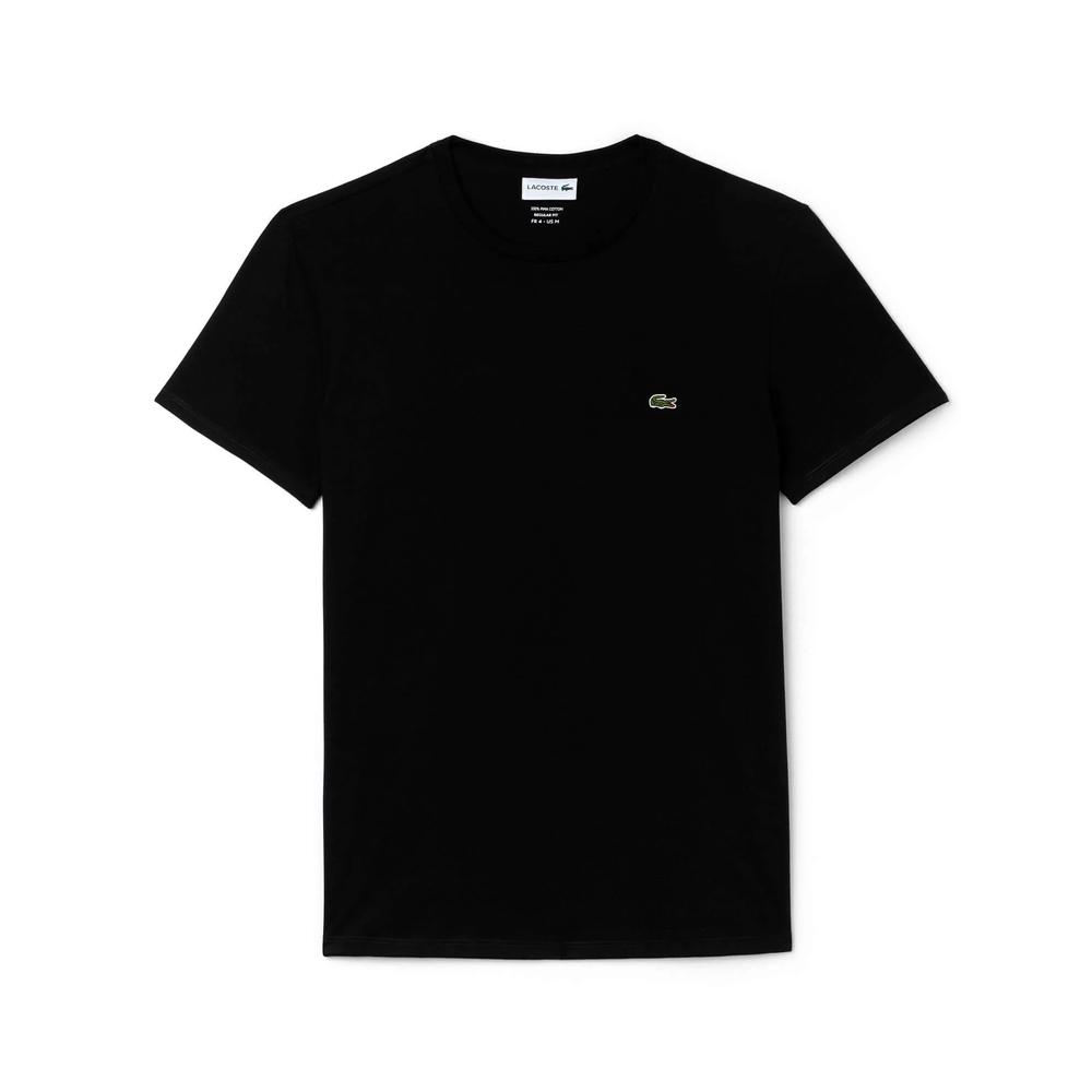 Tričko Lacoste Crew Neck Pime Cotton Jersey TH6709-031 - čierne