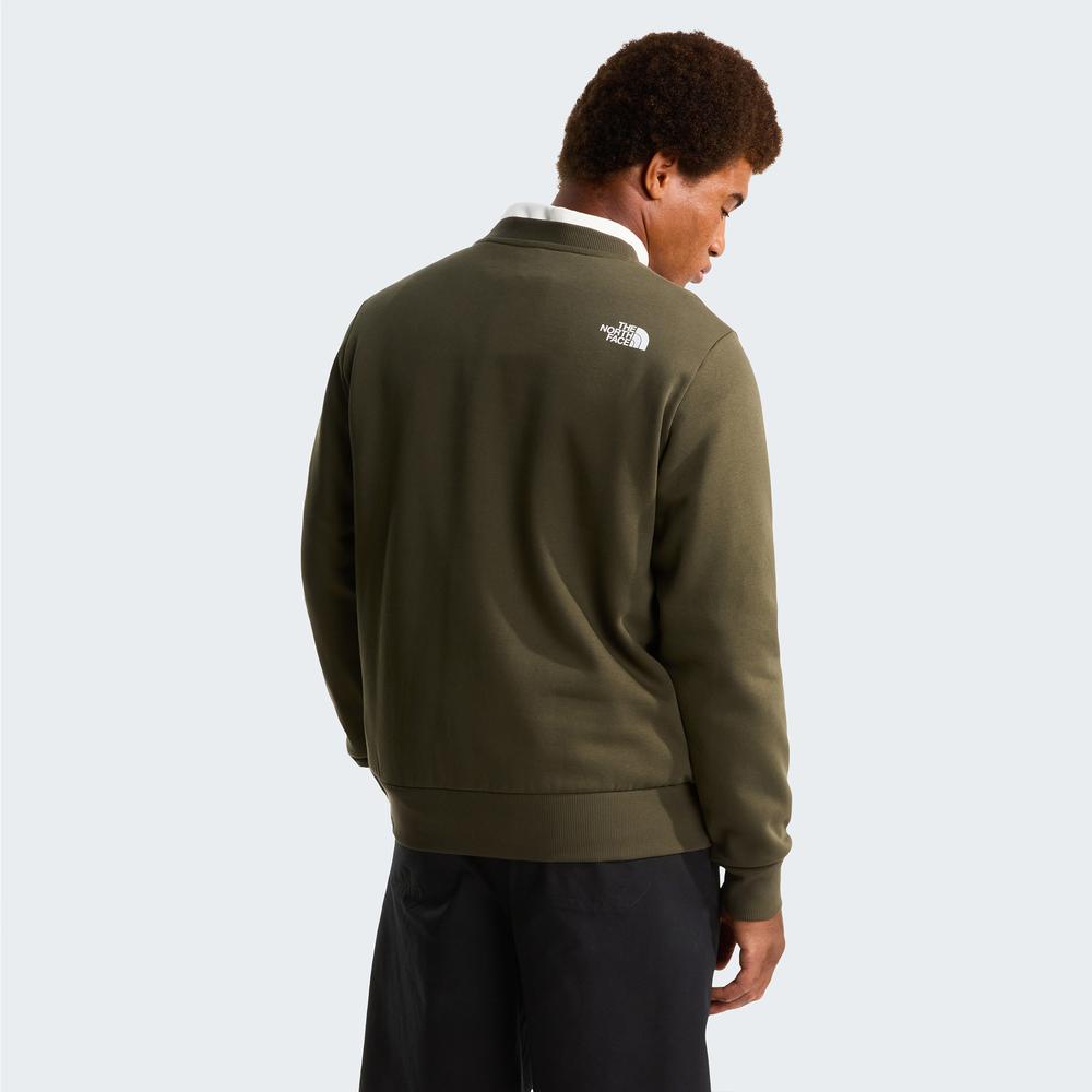 Blúza pánske The North Face Simple Dome Crew 0A89FB21L1 - zelené
