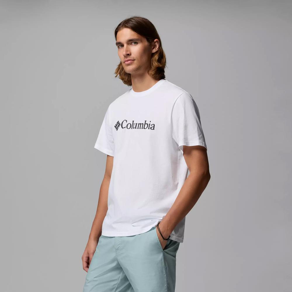 Mužský tričko Columbia CSC Basic Logo 2155001100 - biele
