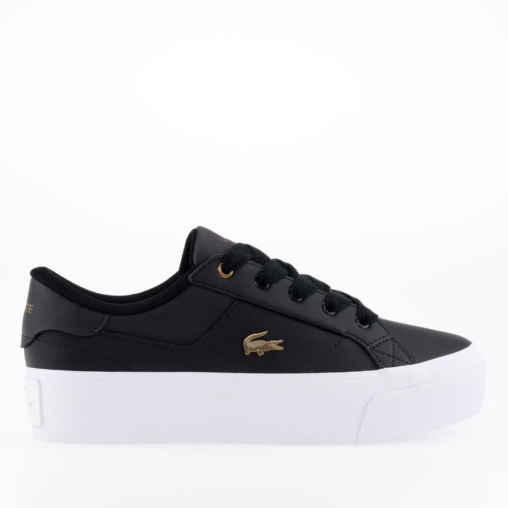 Topánky Lacoste Ziane Platform Leather 745CFA0013-312 - čierne