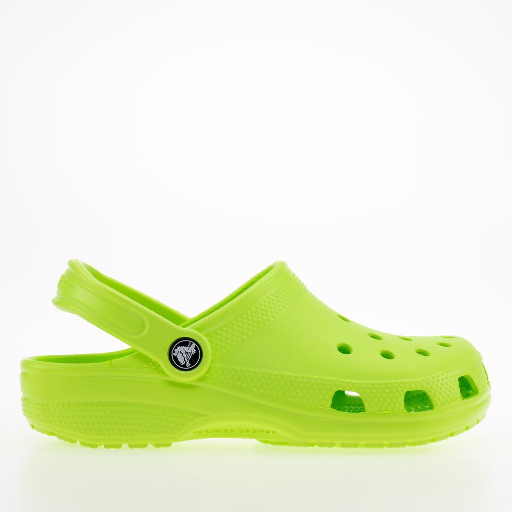 Klapky Crocs Classic Clog 206991-3UH - zelené