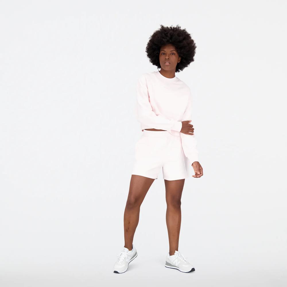Dámske šortky New Balance WS23552WAN – ružové