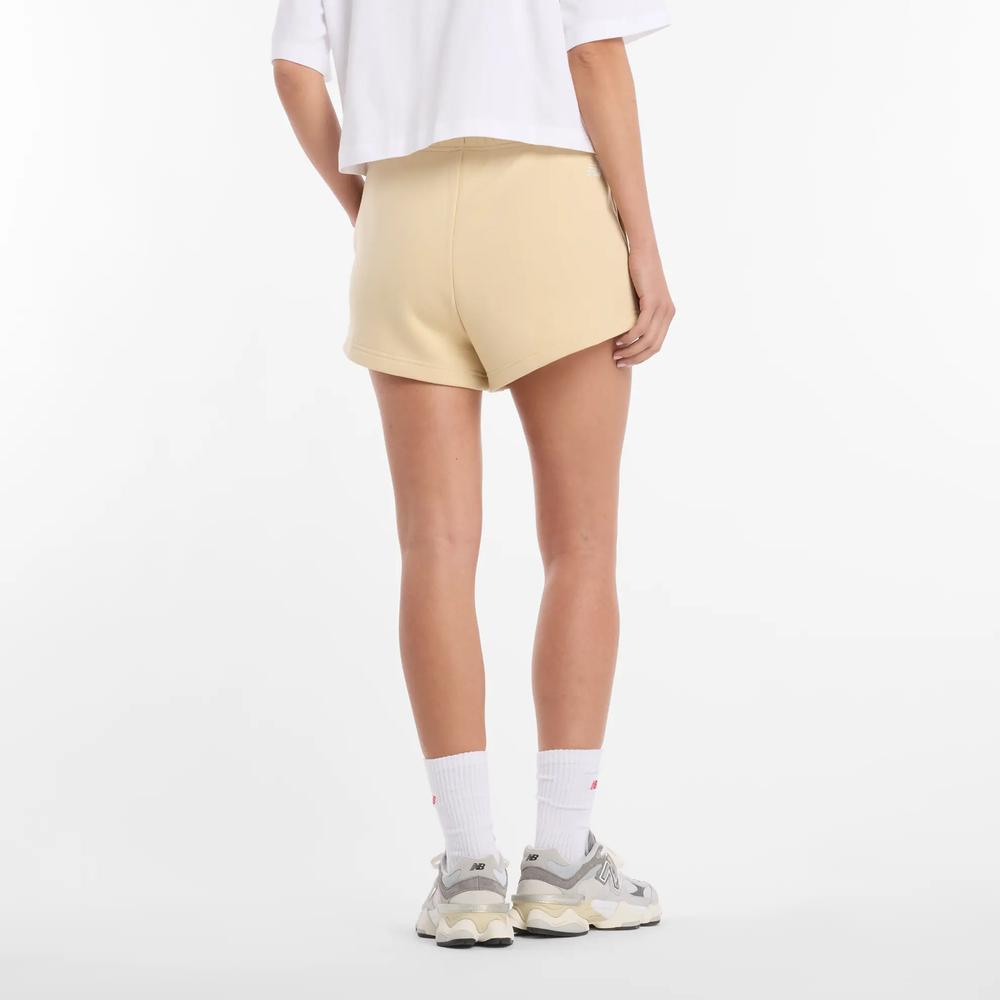 Dámske šortky New Balance WB61Y80AABC - béžové