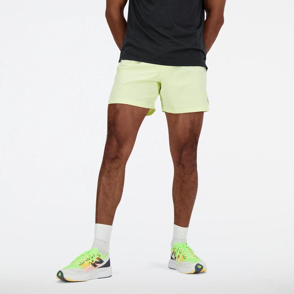 Pánske šortky New Balance MS41286LLT - žltá