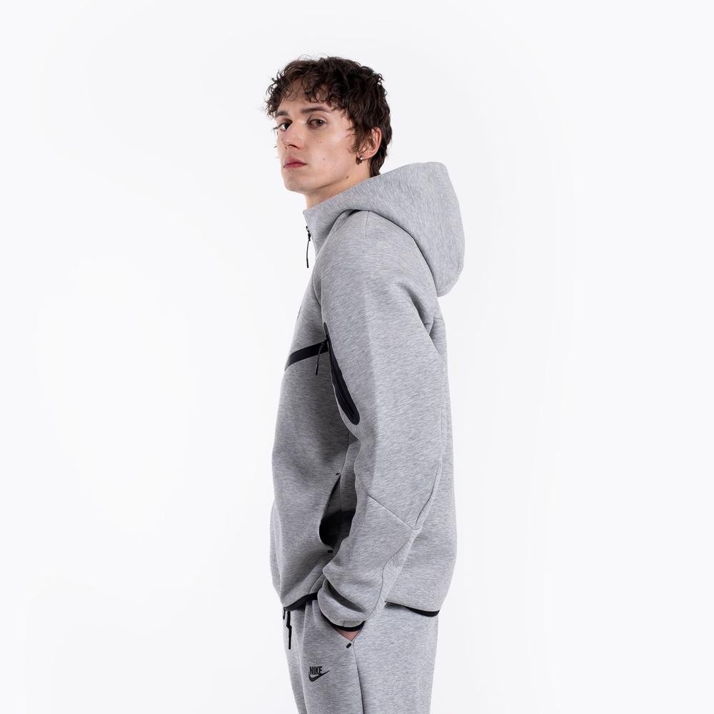 Blúza pánske Nike Tech Fleece Windrunner Full-Zip HV0949-063 - šedý