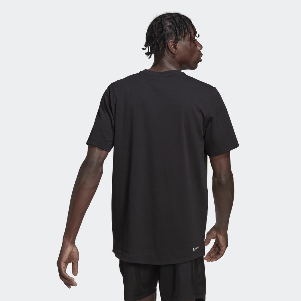 Tričko adidas Designed To Move Logo HM4797 - čierne