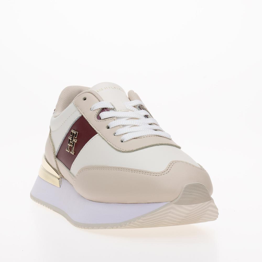 Topánky Tommy Hilfiger Elevated Feminine Runner FW0FW07306-YBH - béžové