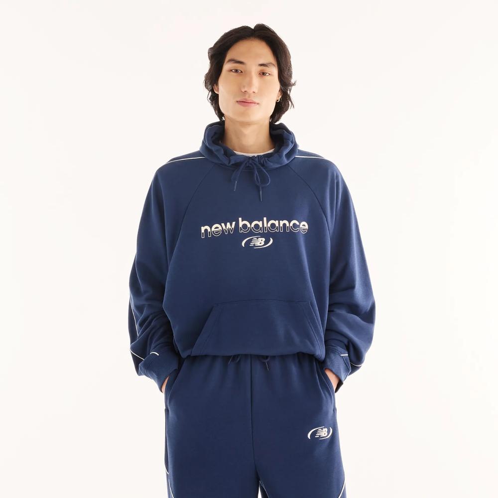 Pánska bunda New Balance Trackside MT62W318NNY - tmavomodré