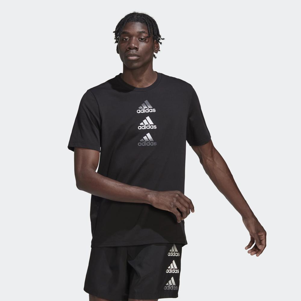Tričko adidas Designed To Move Logo HM4797 - čierne