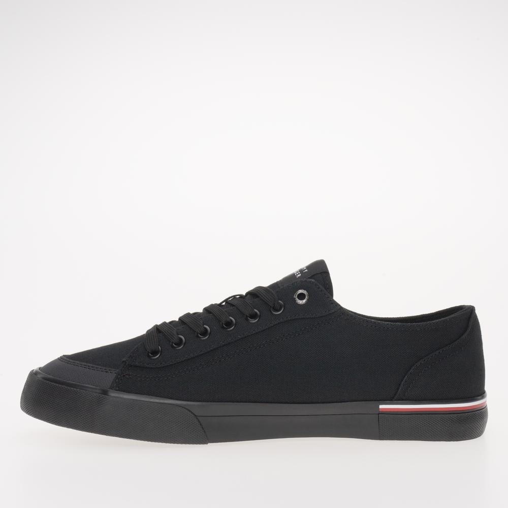 Topánky Tommy Hilfiger Corporate Vulc Canvas FM0FM04954-BDS - čierne
