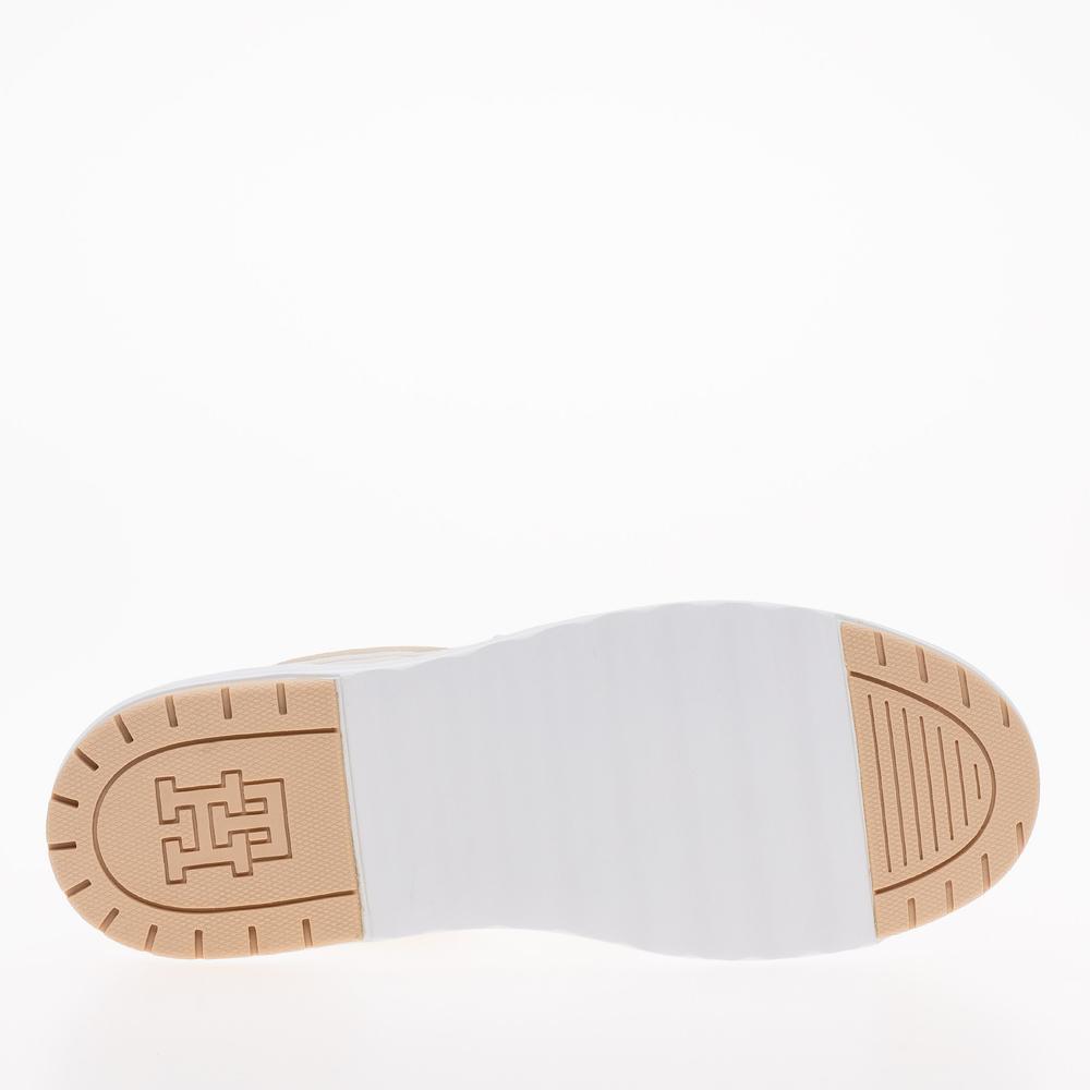 Topánky Tommy Hilfiger Th Lo Basket Sneaker FW0FW07309-YBL - béžové
