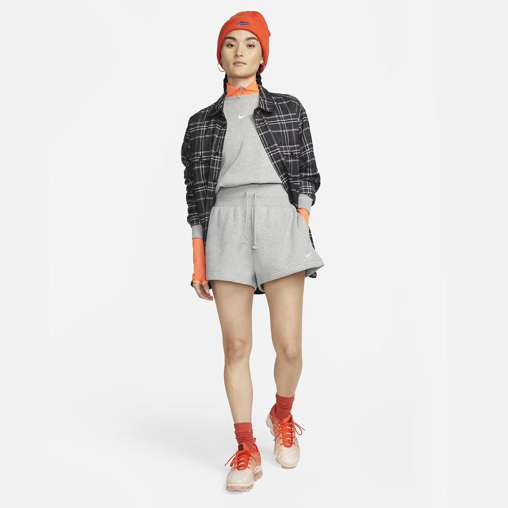 Dámske Šortky Nike Sportswear Phoenix Fleece FD1409-063 -šedý