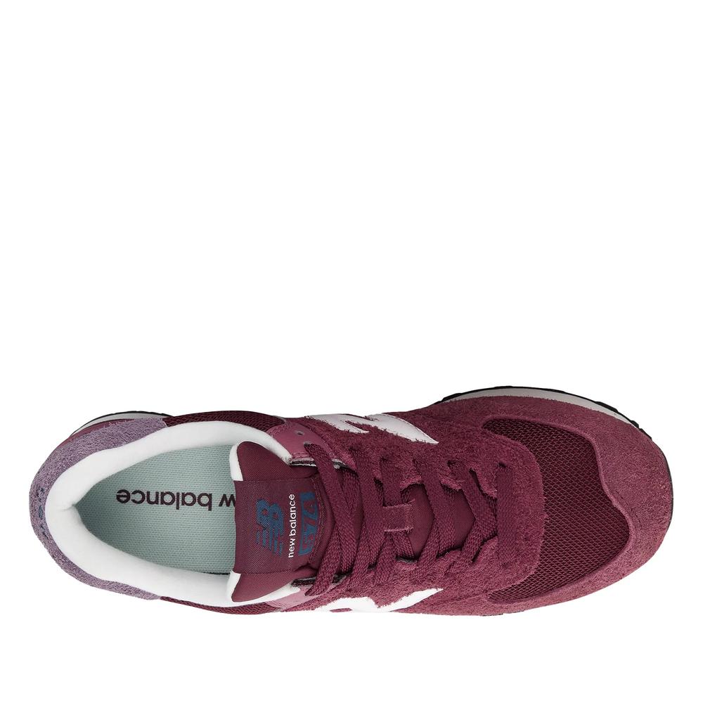 Topánky New Balance U574ABO - bordóvé