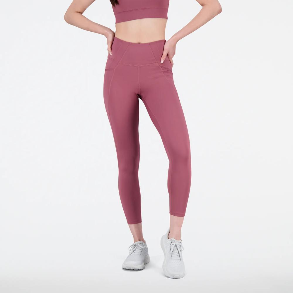 Dámske nohavice New Balance WP21112WAD – ružové