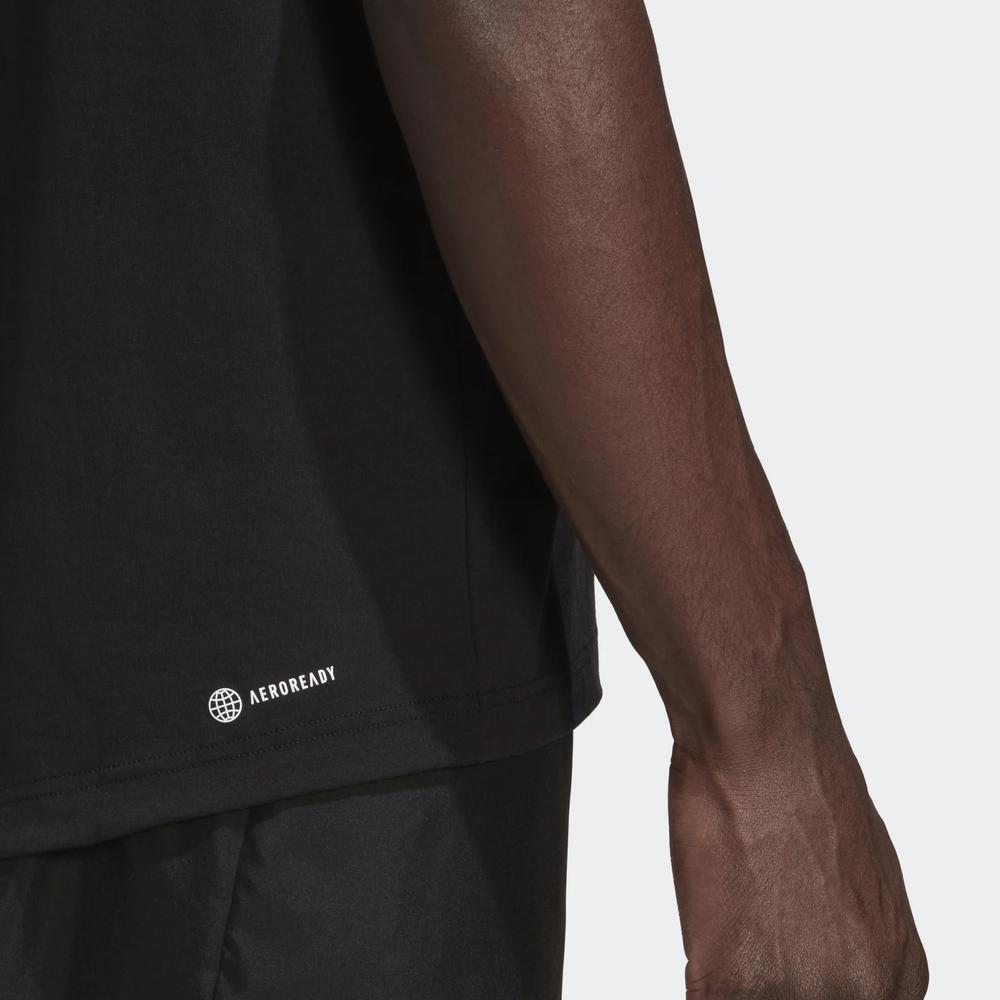 Tričko adidas Designed To Move Logo HM4797 - čierne