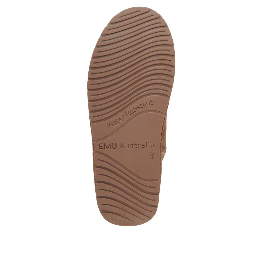 Topánky Emu Australia Platinum Stinger Slim Mini WP20003MUSH - hnedé