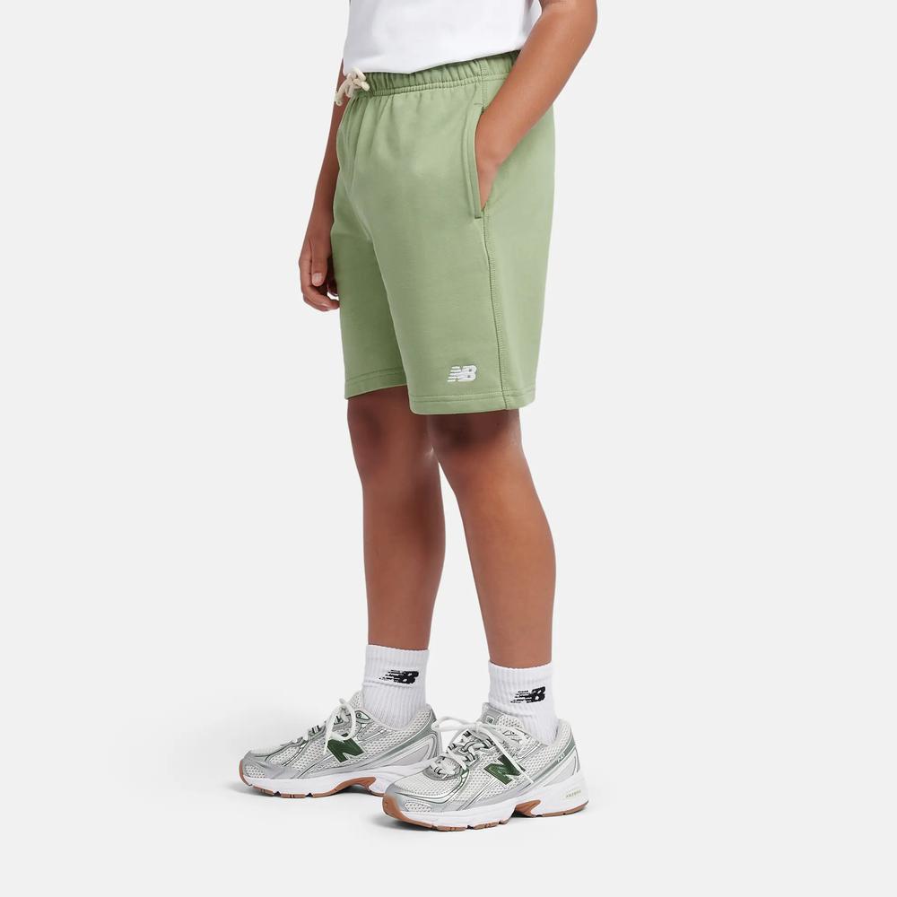 Detské Šortky New Balance LAKB0008AAR - zelené