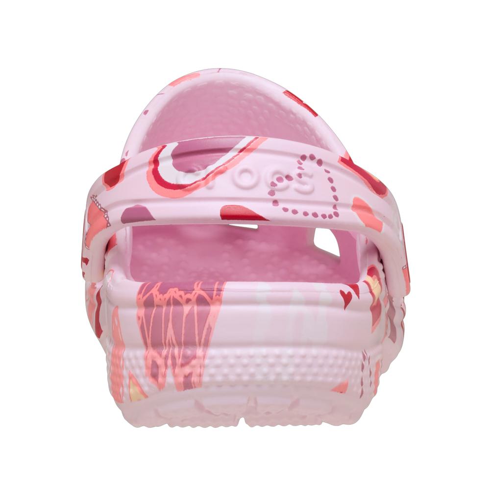 Klapky Crocs Classic Valentine's Day Clog 209755-7CI - ružové