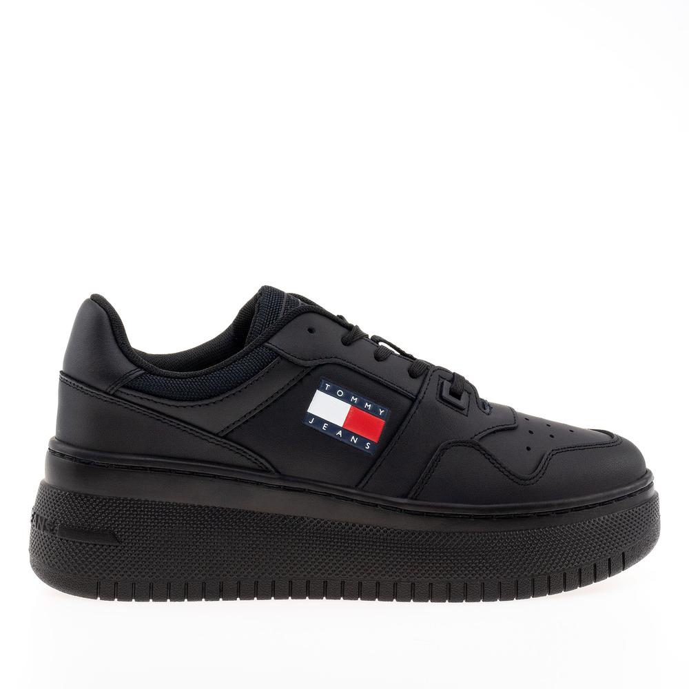 Topánky Tommy Hilfiger TJW Retro Basket Flatform Ess EN0EN02506-BDS - čierne
