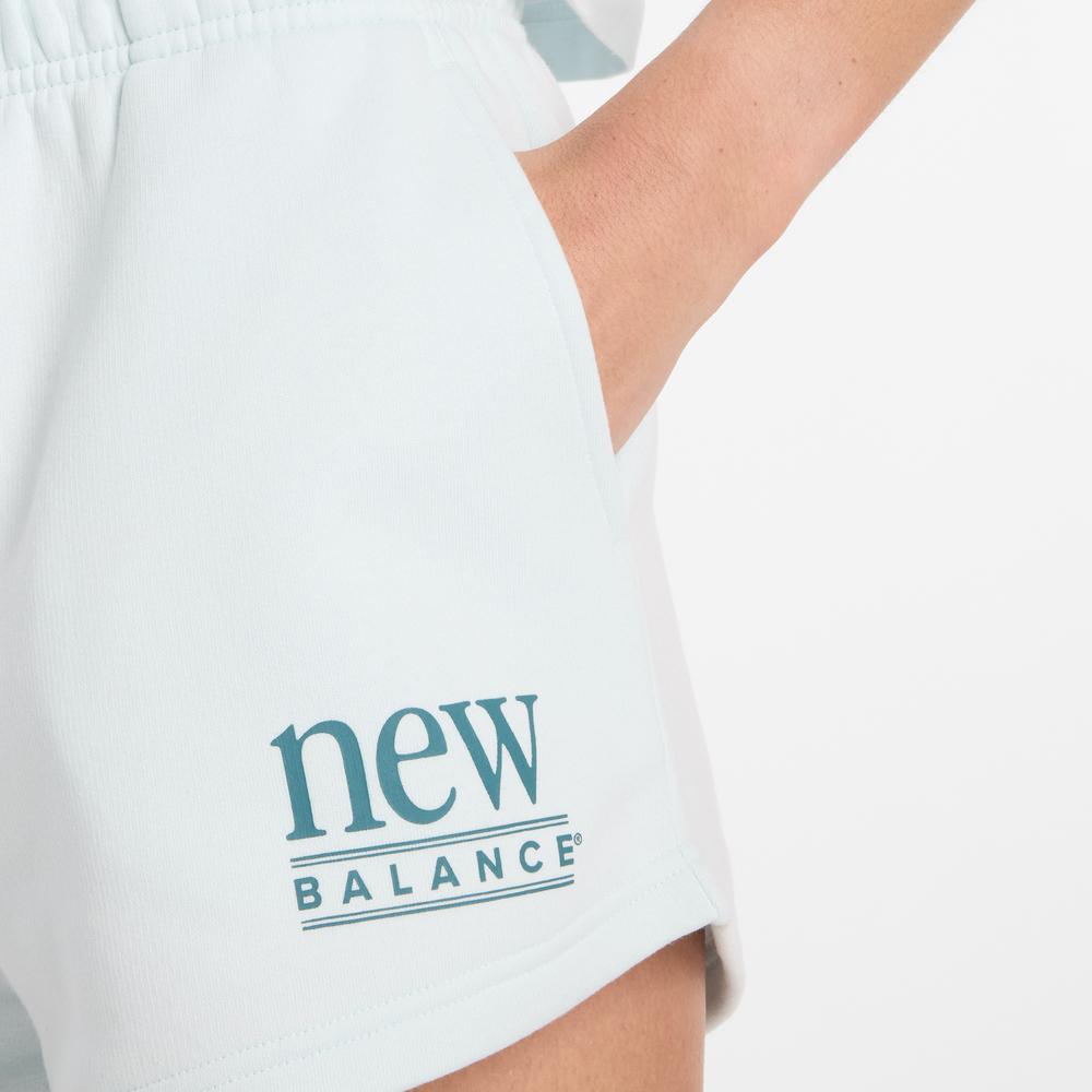 Dámske šortky New Balance WB61Y80AAAW - modré