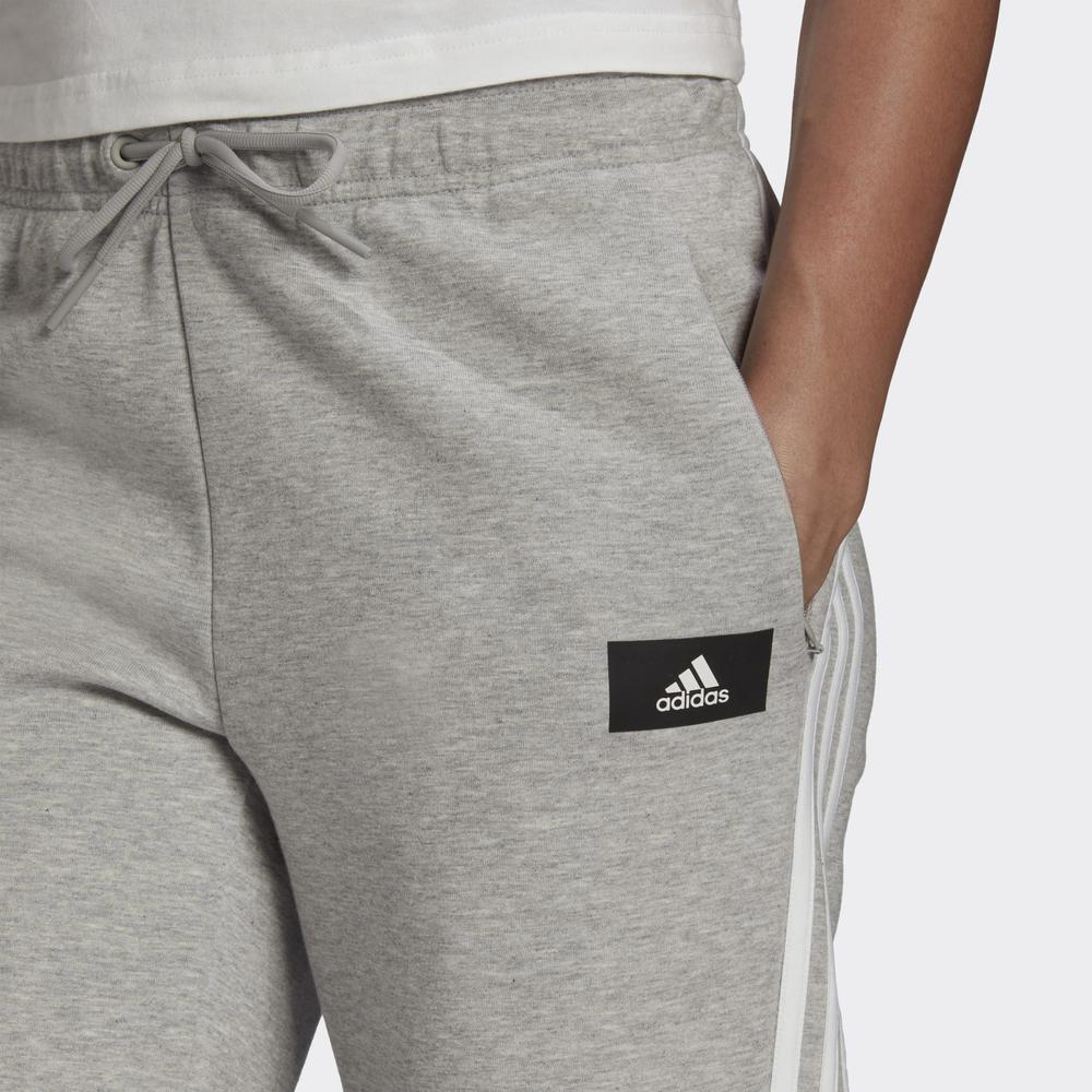 Nohavice adidas Sportswear Future Icons 3-Stripes Regular Fit H57312 - šedý