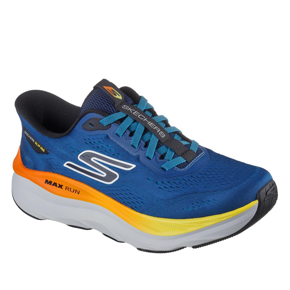 Topánky pánske Skechers Slip-ins: Max Run 221000NVMT - tmavomodré