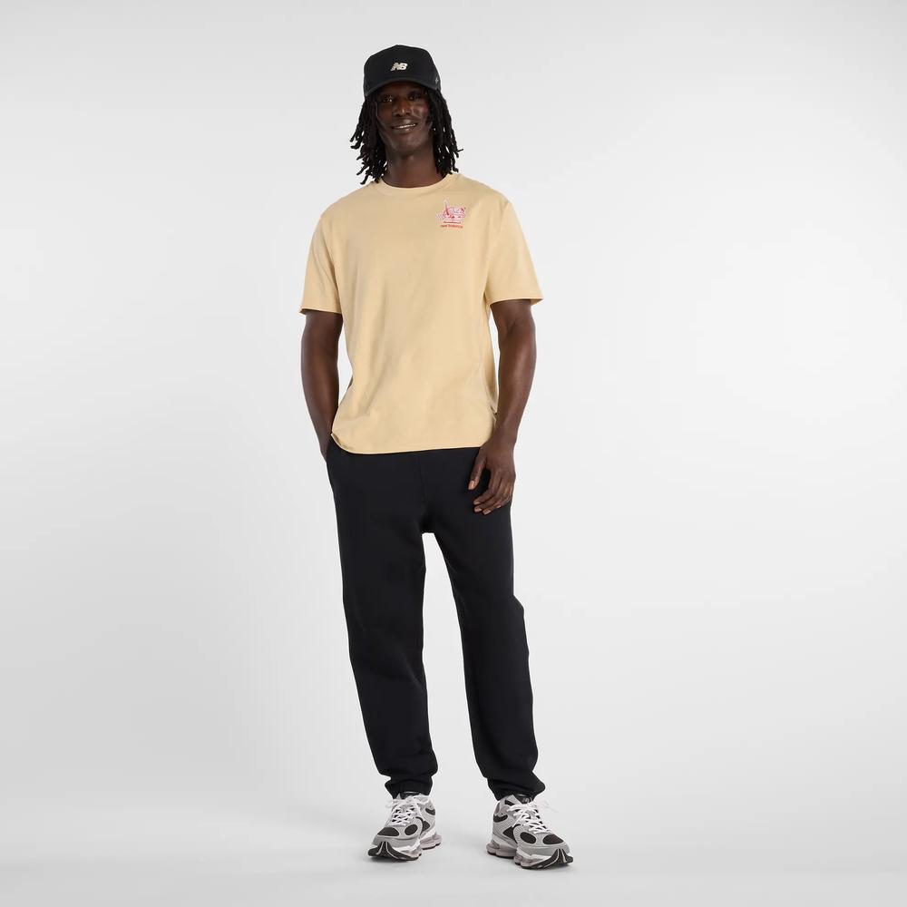 Pánske tričko New Balance MT61H51DABC - žltá