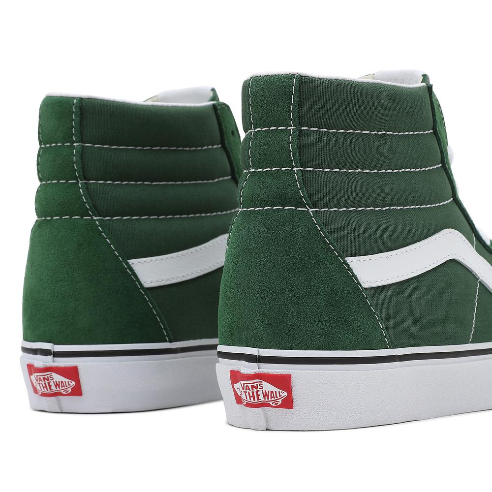 Topánky Vans Color Theory Classics Sk8-Hi VN0005U96QU1 - zelené