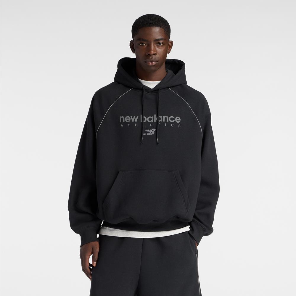 Pánska bunda New Balance Trackside Fleece MT611629BK - čierne