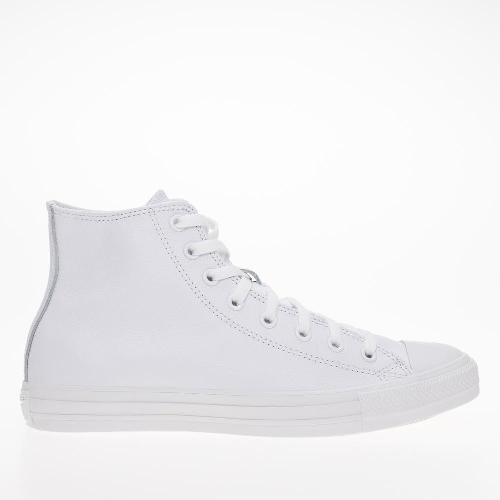 Topánky Converse Chuck Taylor All Star Hi Mono Leather 1T406 - biele