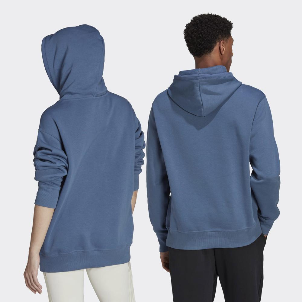 Blúza adidas Essentials BrandLove Fleece Hoodie HL9382 - modré