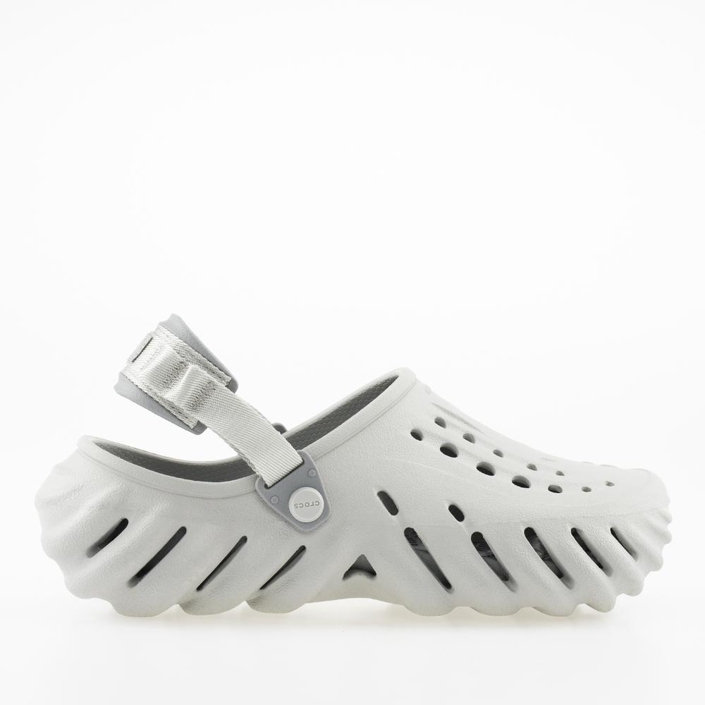 Klapky Crocs X-Echo Clog 207937-1FT - šedý